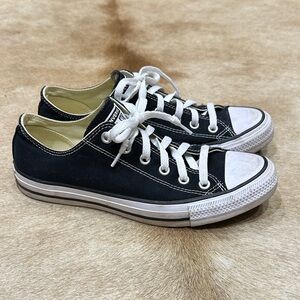 Converse Black and White Low-Top Sneakers